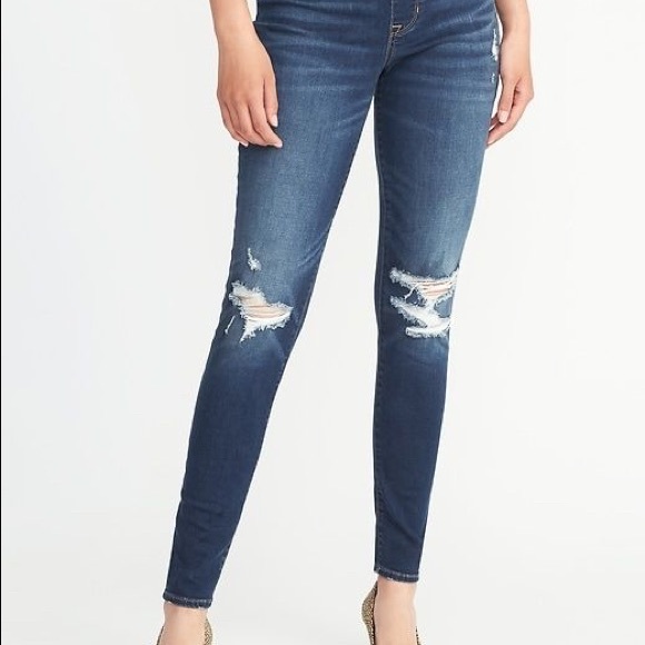 Old Navy Distressed Rockstar Jeans - Picture 1 of 2